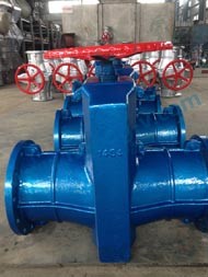 API cast steel pinch valve